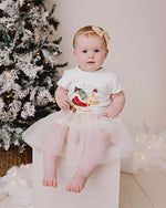 Load image into Gallery viewer, Confetti Kidz - Christmas Ballet Tee Gold
