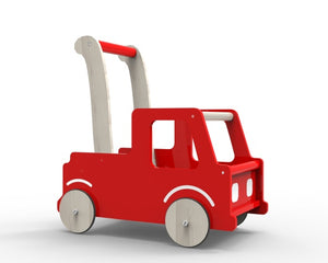 Moover Push Red Truck, Wooden Toys, Sticky Fingers Children's Boutique
