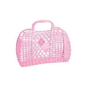 SUN JELLIES - Retro Basket Bubblegum Pink