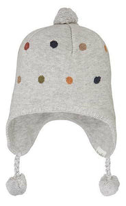 Toshi beanie. Winter beanie for kids. Earmuff Beanie. Shop Local at Sticky Fingers Children's Boutique in Niddrie, Melbourne 