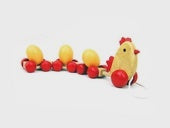 Kaper Kidz - Pull-a-long Chicken with rolling eggs