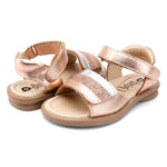 Load image into Gallery viewer, Old Soles - Jetset Sandal - Copper/Silver
