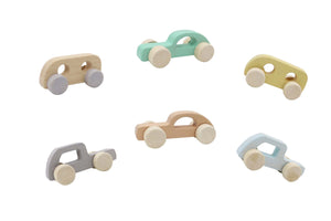 Calm & Breezy Toys - Wooden Cars - Assorted Colours