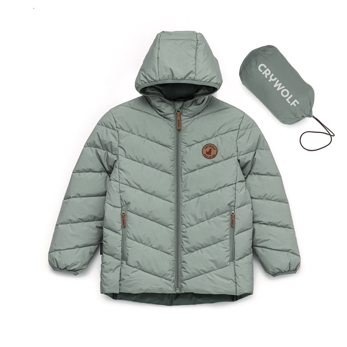 Cry Wolf - Eco Puffer - Moss