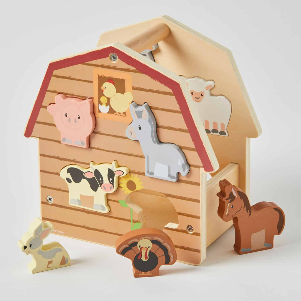 Studio Circus, Farm Animal House. Shop online or in store at Sticky Fingers Children's Boutique, Niddrie, Melbourne.