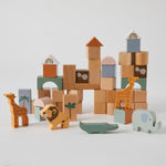 Load image into Gallery viewer, Zookabee - Wooden Toy Blocks 50 Pieces, Educational Toys
