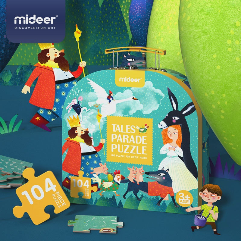 Mideer - Fairy Tale Parade Puzzle Suitcase