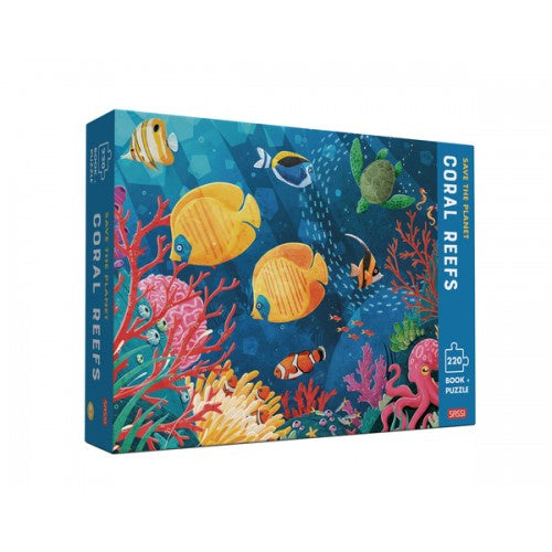 Sassi - Save the Planet Puzzle & Book Set Coral Reefs