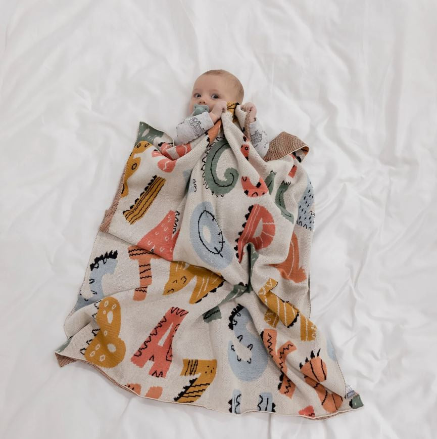 Di Lusso Living - Baby Blanket ABC