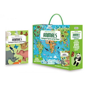 Sassi - Explore Puzzle & Book Set Animals