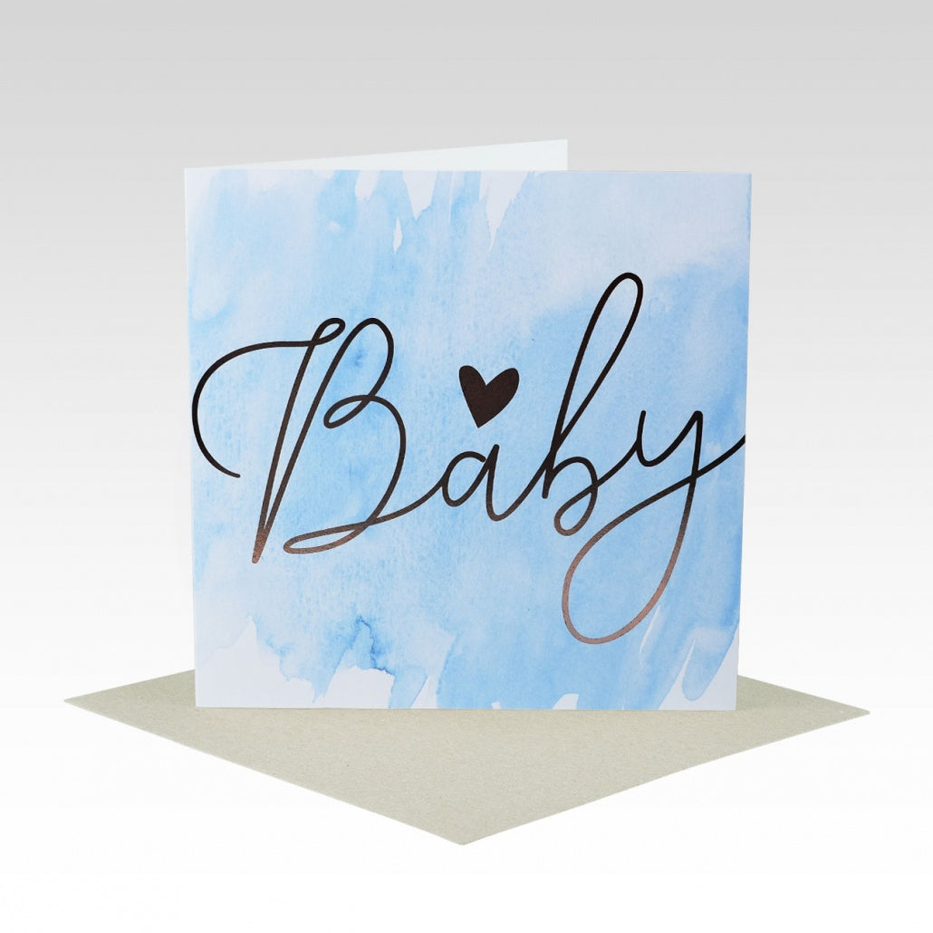 Rhicreative - Gift Card - Blue Foil Baby