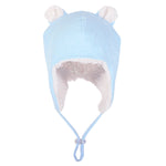 Load image into Gallery viewer, Bedhead - Teddy Fleecy Beanie Baby Blue Children&#39;s Winter Hat
