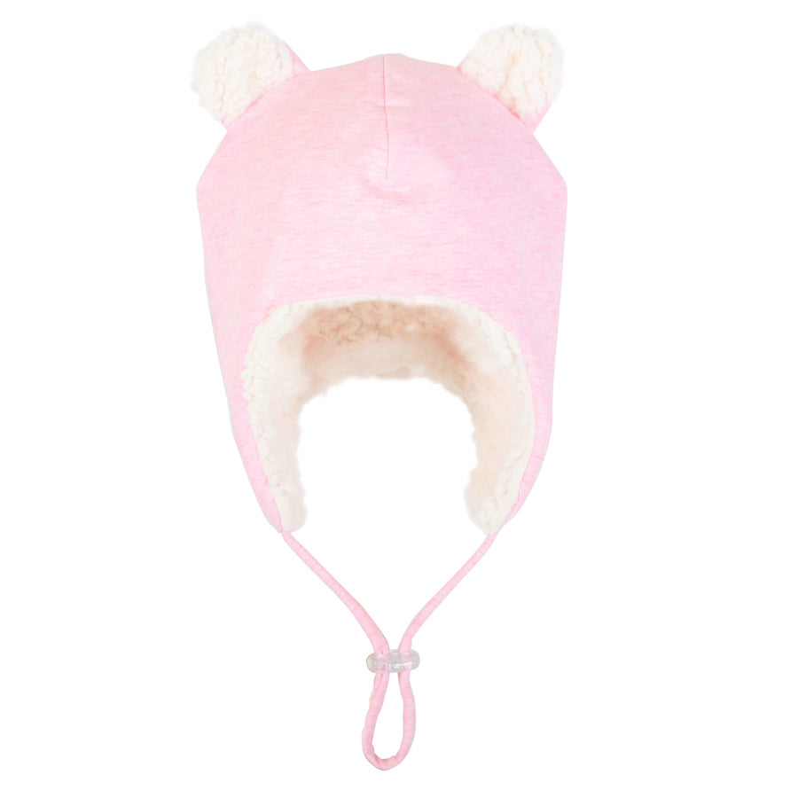Bedhead - Teddy Fleecy Beanie Baby Pink Children's Winter Hat