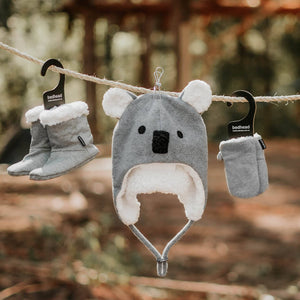 Bedhead - Koala Fleecy Beanie Grey Children's Winter Hat