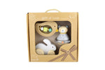 Load image into Gallery viewer, CALM &amp; BREEZY - BABY GIFT SET BUNNY BIRD BEAR
