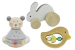Load image into Gallery viewer, CALM &amp; BREEZY - BABY GIFT SET BUNNY BIRD BEAR
