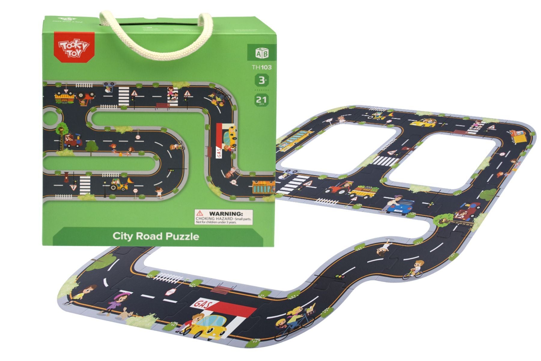 Tooky Toy- City Road Puzzle