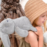 Load image into Gallery viewer, OB Design - Bodhi Bunny Huggie Grey Plush Toy
