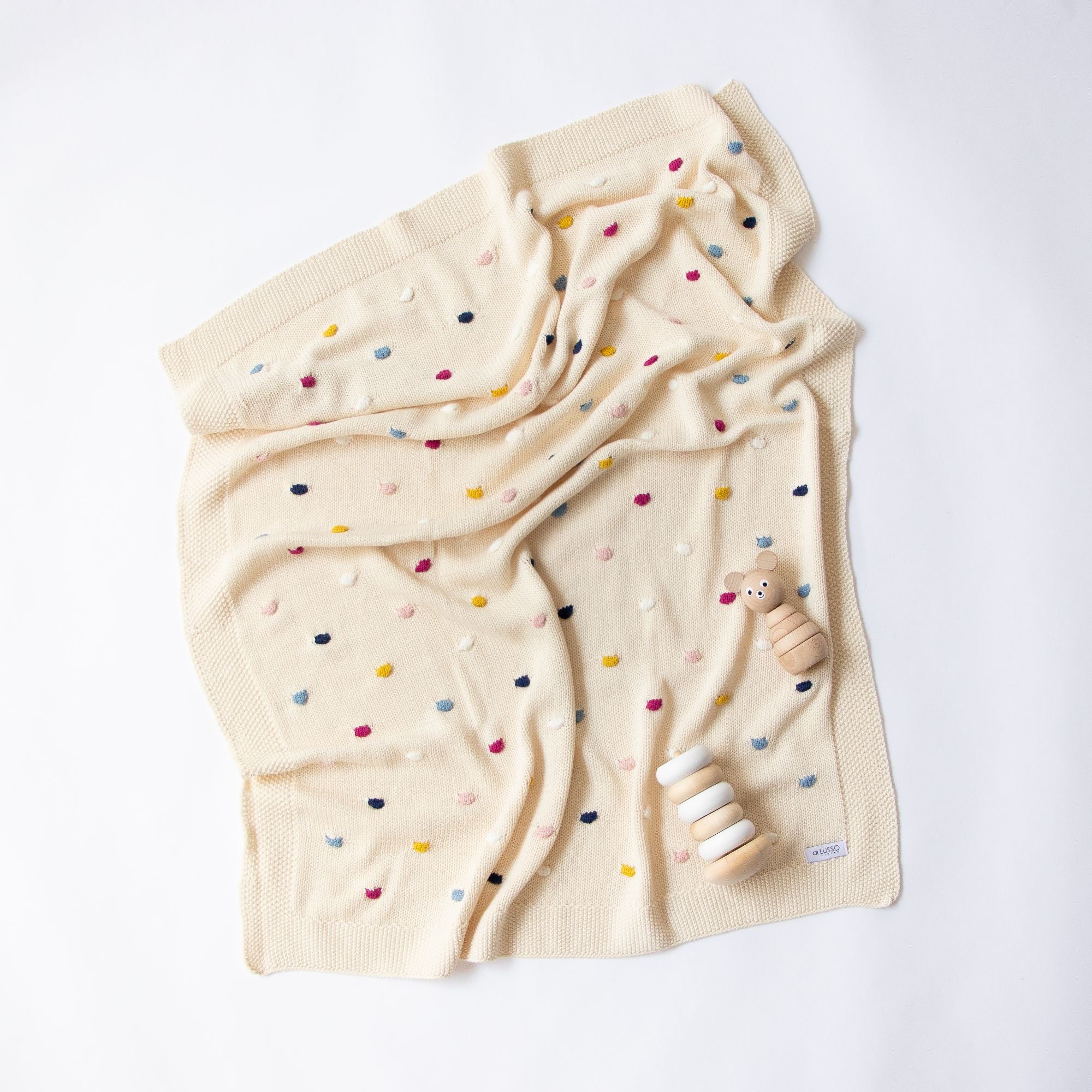 Di Lusso Living - Confetti Baby Blanket - Natural