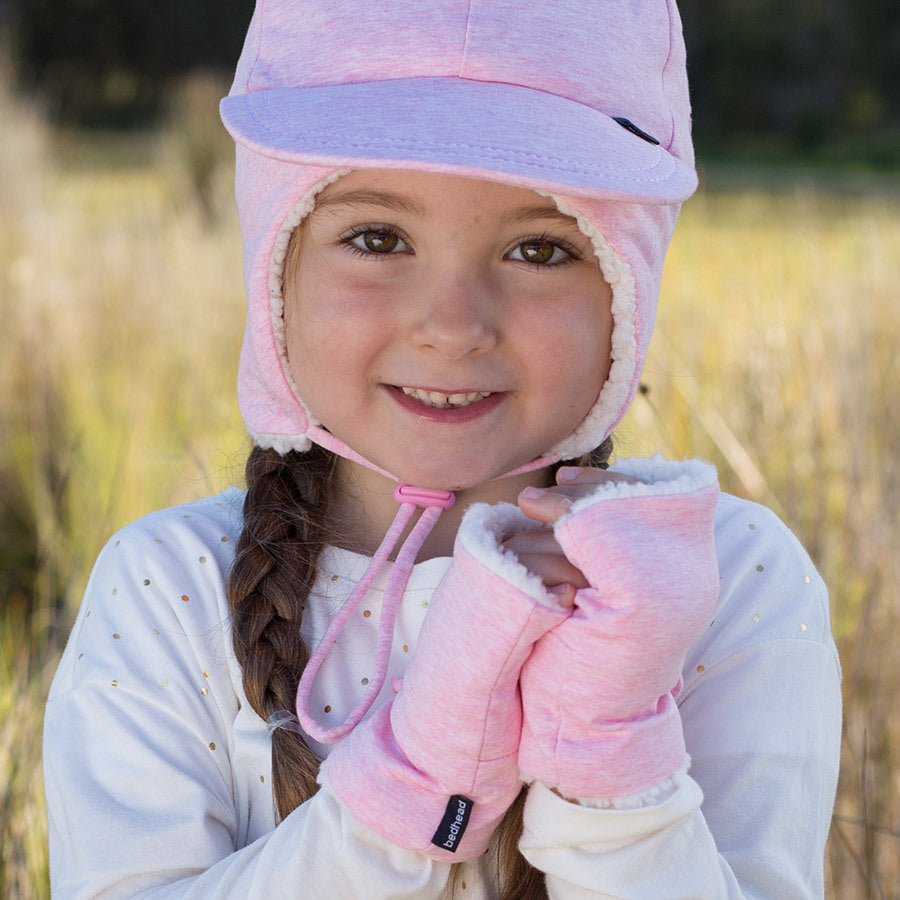 Bedhead - Fleecy Fingerless Winter Gloves Mittens For Children & Kids