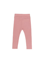 Load image into Gallery viewer, HUXBABY - DUSTY ROSE RIB LEGGING
