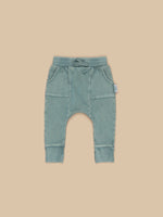Load image into Gallery viewer, HUXBABY - VINTAGE SLATE DROP CROTCH PANT
