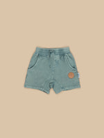 Load image into Gallery viewer, HUXBABY - VINTAGE SLATE SLOUCH SHORTS
