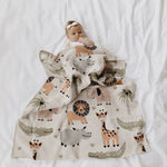 Load image into Gallery viewer, Di Lusso Living - Baby Blanket Jungle Safari
