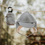 Load image into Gallery viewer, Bedhead - Fleecy Legionnaire with Strap Grey Winter Beanie
