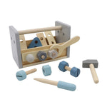 Load image into Gallery viewer, Calm &amp; Breezy Toys - Wooden Tool Box &amp; Tool Bench
