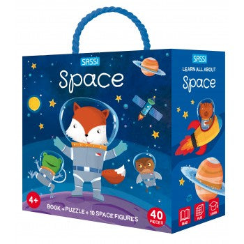 Sassi - 3D Puzzle & Book Set Space