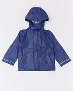 Load image into Gallery viewer, Rainkoat - Stripy Sailor Jacket Ink Navy
