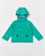 Load image into Gallery viewer, Rainkoat - Stripy Sailor Jacket Teal
