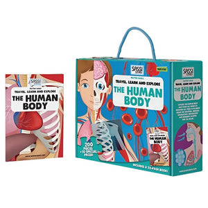 Sassi - Explore Puzzle and Book Set The Human Body