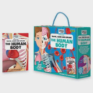Sassi - Explore Puzzle and Book Set The Human Body