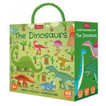 Load image into Gallery viewer, Sassi - 3D Puzzle &amp; Book Set Dinosaur
