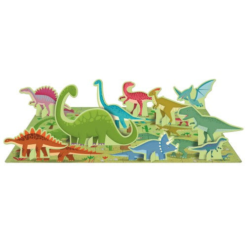 Sassi - 3D Puzzle & Book Set Dinosaur