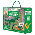 Load image into Gallery viewer, Sassi - Travel, Learn and Explore - Puzzle and Book Set - Dinosaurs
