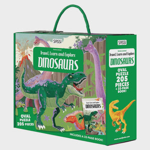 Sassi - Explore Puzzle and Book Set Dinosaurs