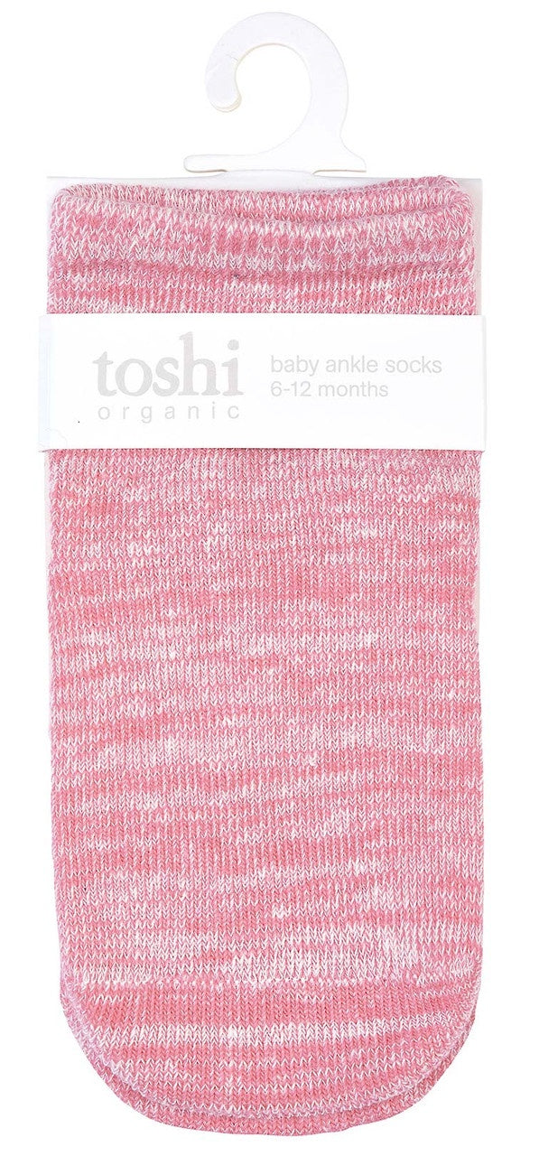 Toshi - Organic Socks Ankle Marle Blossom