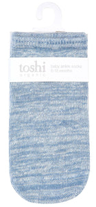 Toshi - Organic Socks Ankle Marle Storm