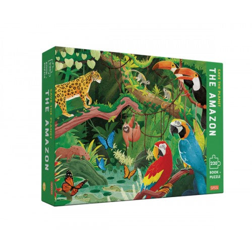 Sassi - Save the Planet Puzzle & Book Set The Amazon