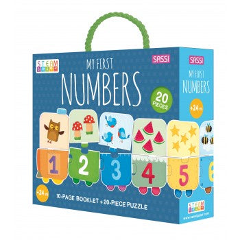 Sassi - My First Numbers Book/Puzzle