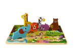 Load image into Gallery viewer, Tooky Toy - CHUNKY PUZZLE - Animals
