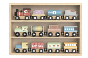 My Forest Friends - Wooden Train & Carriage Set