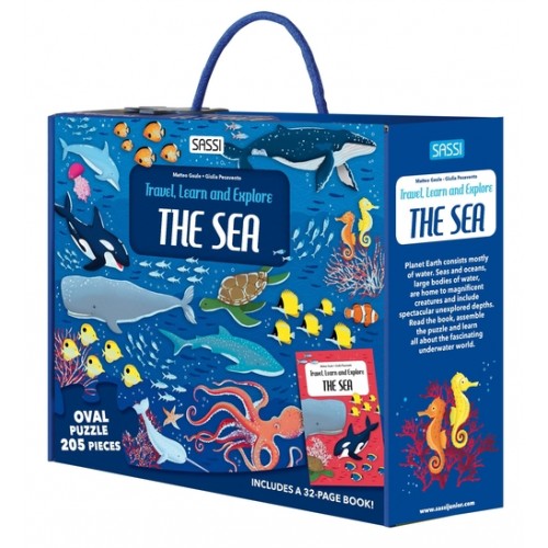 Sassi - Explore Puzzle & Book Set The Sea