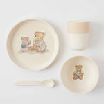 Load image into Gallery viewer, Notting Hill Bear - Notting Hill Bear Bamboo Dinner Set

