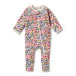 Load image into Gallery viewer, Wilson &amp; Frenchy - Bunny Hop Organic Zipsuit With Feet

