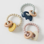 Load image into Gallery viewer, Nordic Kids - MIKA SILICONE &amp; WOOD TEETHERS -  ASSORTED
