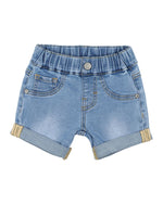 Load image into Gallery viewer, Fox &amp; Finch - Racer Denim Shorts - Mid Blue
